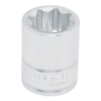 URREA 5428S 1/2" Drive Chrome Standard Socket 8 Point 7/8"