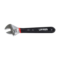 Urrea 710G Rubber Grip Adjustable Wrench 10” Long. 1-1/8" Maximum Opening 
