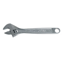 Urrea 710 Chrome Plated Adjustable Wrench 10” Long. 1-1/8" Maximum Opening