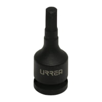 URREA 7290-1/2 Black 3/8" Drive Hex Impact Bit Socket 1/2"