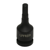 URREA 7290-1/4 Black 3/8" Drive Hex Impact Bit Socket 1/4"