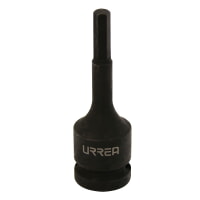 URREA 7441-1/4 Black 1/2" Drive Hex Impact Bit Socket 1/4"