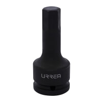 URREA 7590-1/2 Black 3/4" Drive Hex Impact Bit Socket 1/2"