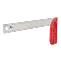 URREA 80038 Carpenter Square, Graduated in Centimeters and Inches Size 8"