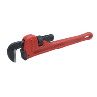 URREA 818HD Ductile Iron Pipe Wrench Length 18" and Max. Pipe Capacity 2-1/2" Super Duty