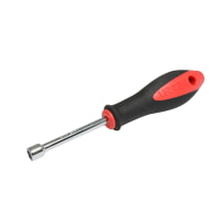 URREA 8214 7/16" Tip Size Bimaterial Nut Driver SAE 7-3/8" Length