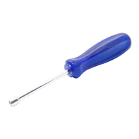 URREA 9212 3/8" Tip Size Nut Driver SAE 7" Length, Blue Cushion Grip