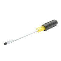 URREA 9422 Cushion Grip Slotted Tip Screwdriver, Square Shank, Tip Size 5/16" Heavy Duty, Blade Length 6"