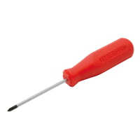 URR9686R R-Series Phillips Screwdriver Round Shank, Tip Size PH #3, Blade Length 6", Red Handle