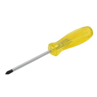 URREA 9688 Amber Screwdriver, Round Shank, Phillips Tip PH 4, Total Length 13"