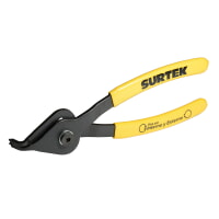 Surtek 985 Convertible Snap Ring Pliers, 180 Degree Angle Tip, 8" Total Length, Max. Opening 1"