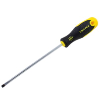 Surtek D234 Bimaterial Cabinet Screwdriver Round Shank, Tip Size 3/16", Blade Length 6"