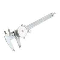 URREA UMCC6 Dial Caliper, Millimeter and Inches Graduation. Measuring Range 0.001" - 6"