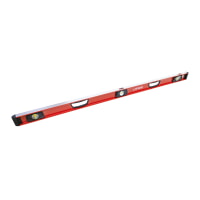 URREA UNI48D Dual-View Aluminum Level Size 48". Anti-Shock Rubber End Caps