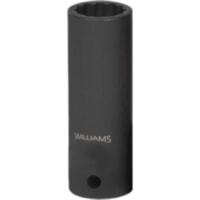 Williams 35417 3/8" Drive Deep Impact Socket 12-Point Metric 17 mm