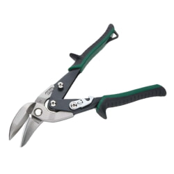 Williams 28233 Offset Aviation Snips, Right and Straight Cut, 1-3/16" Cut Length, 9-1/4" Total Length
