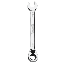Williams 1208MRSS Stubby Reversible Ratcheting Comb. Wrench Chrome 8mm