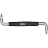 Williams 24104 Offset Phillips Screwdriver PH#1 x PH#2 , 4" Length, Cushion Grip Handle