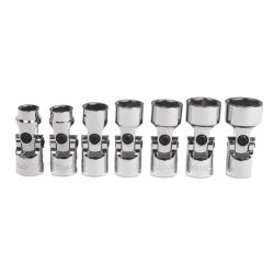 Williams 31938 Universal Socket Set 3/8" Drive 7-Piece 6 Point SAE
