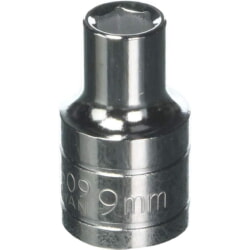 Williams 32511 1/2" Drive Chrome Shallow Socket 6-Point Metric 11 mm