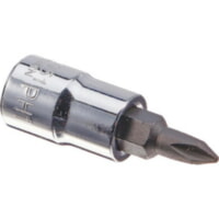 Williams JHW35051 1/4" Drive Phillips Screwdriver Bit Socket Standard Length #1
