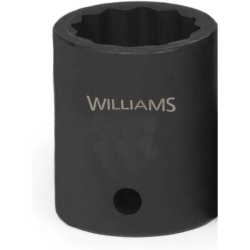 Williams 37617 1/2" Drive Shallow Impact Socket 12-Point Metric 17 mm