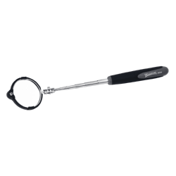 Williams 40255 LED Telescoping Round Mirror, 2-3/8" Dia, 37" Extended Length
