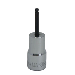Williams JHWMA-4HBA 1/4" Drive Ball Tip Hex Bit Socket SAE 1/8"