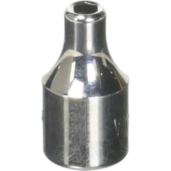 Williams JHWMM-604 1/4" Drive Shallow Socket, 6-Point Metric 4 mm Chrome