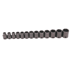 Williams JHWMS-2-13H Shallow Impact Socket Set 3/8" Drive 13 Piece 6 Point
