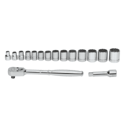 Williams MSB-16F Socket and Drive Tool Set ONLY 3/8" Drive, 12-Pt. 16-Pcs, No Box