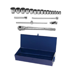 Williams MSH-20TB 12-Point Socket and Drive Tool Set 3/4" Drive 20 Piece With Metal Box