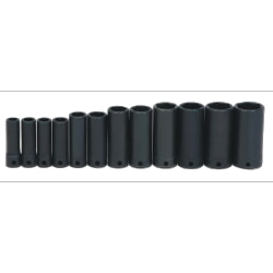 Williams JHWWS-12-12 Deep Impact Socket 3/8" Drive Set 12 Piece