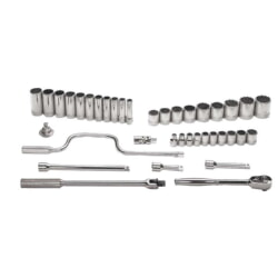Williams WSS-38F 1/2" Drive 12-Pt Socket and Drive Tool Set Only 38 Piece Without ToolBox