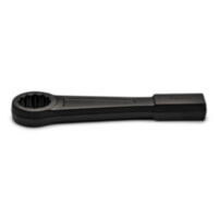 Wright Tool 1856 Straight Handle Striking Face Box Wrench 12-Point SAE 1-3/4" Heavy Duty Black Finish