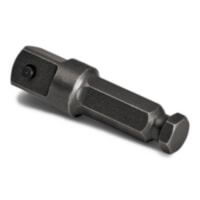 Wright Tool 4422 1/2" Drive Power Adapter Black 7/16" Hex M x 1/2" Sq./ Pin Lock Female