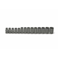 Wright Tool 660 3/4" Drive 14 Piece Deep Metric Impact Socket Set 6-Point