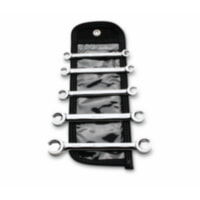 Wright Tool 744 Satin Flare Nut Wrench Set 5-Pieces. 6-Point Metric in Denim Roll