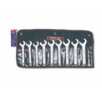 Wright Tool 745 Satin Finish 30 Dergee Service Wrench Set 9-Piece Set SAE in Denim Roll