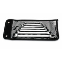 Wright Tool 749 Satin Finish Box End Wrench Set 7-Pieces SAE in Pouch