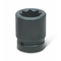 Wright Tool 8807 1" Drive Double Square Impact Socket (Railroad) 8-Point SAE 7/8"