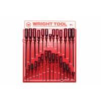 Wright Tool D973 Jumbo Three-Flute Ergonomic Handle Screwdriver Set 28-Pieces
