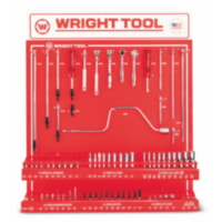 Wright Tool D982 1/4" Drive 6 & 12 Point Sockets, Handles and Attachments Set 79-Pieces
