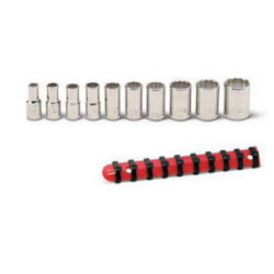Wright Tool 209 1/4" Drive 10 Piece Standard Socket Set 12-Point