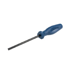 Wright Tool 9125 Slotted Screwdriver, Large 3-Flute Handle, Round Shank, Tip Size 5/16", Length 10-7/8"