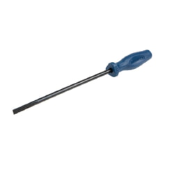 Wright Tool 9128 Slotted Screwdriver, Large 3-Flute Handle, Round Shank, Tip Size 3/8", Length 17-1/2"