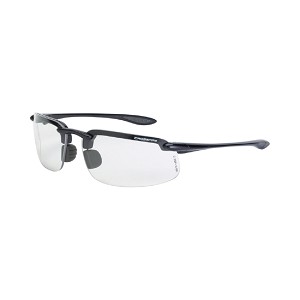 Crossfire ES Premium Safety Glasses - Shiny Pearl Gray Frame, Clear Lens. MAIN 