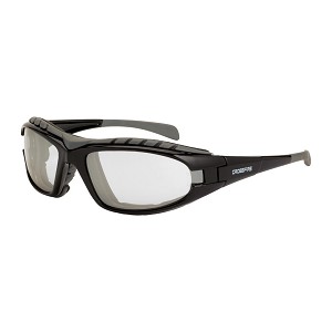 Crossfire Diamond Shiny Black Frame Safety Glasses 