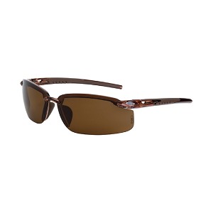 Crossfire ES5 Premium Crystal Brown Frame-Brown Polarized Lens Safety Glasses. MAIN 