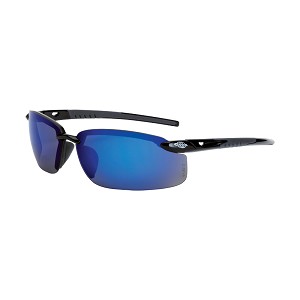 Crossfire ES5 Premium Safety Glasses with Ultralight Frame Blue Mirror. MAIN 